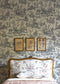 Toile Baptiste Wallpaper - Celeste - Lewis & Wood - Premier Wallcovering