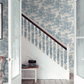 Toile de Jouy Wallpaper - Blue - Boråstapeter - 7767 - Premier Wallcovering