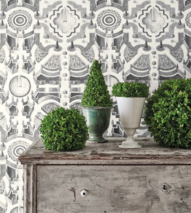 Topiary Wallpaper - Soot - 115/2006 - Cole & Son - Premier Wallcovering