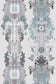 Totem Damask Velvet Fabric - Pale Powder Mix - Timorous Beasties - DIGI/TTD/40900/02 - Premier Wallcovering