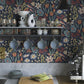 Tradgarden Wallpaper - Multi / Dark - Boråstapeter - 2095 - Premier Wallcovering