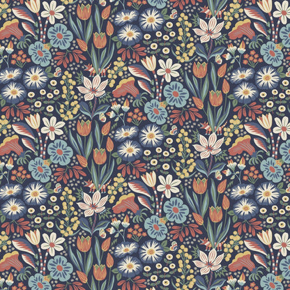 Tradgarden Wallpaper - Multi / Dark - Boråstapeter - 2095 - Premier Wallcovering