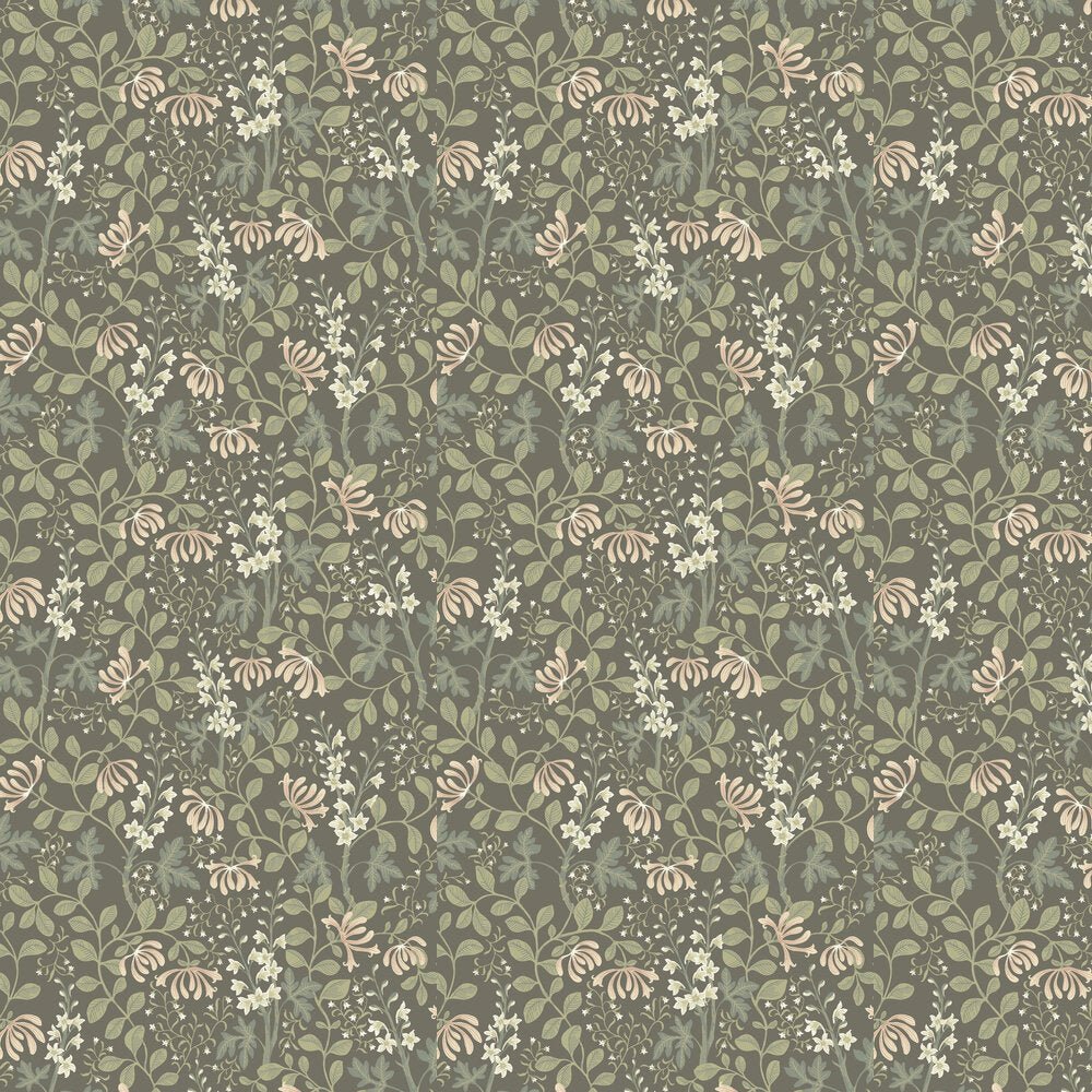 Tradgardsfrojd Wallpaper - Charcoal - Boråstapeter - 6986 - Premier Wallcovering