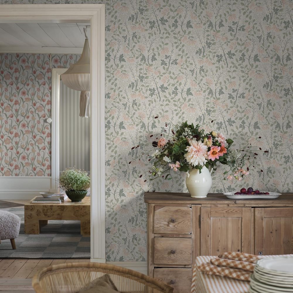 Tradgardsfrojd Wallpaper - Taupe - Boråstapeter - 6983 - Premier Wallcovering