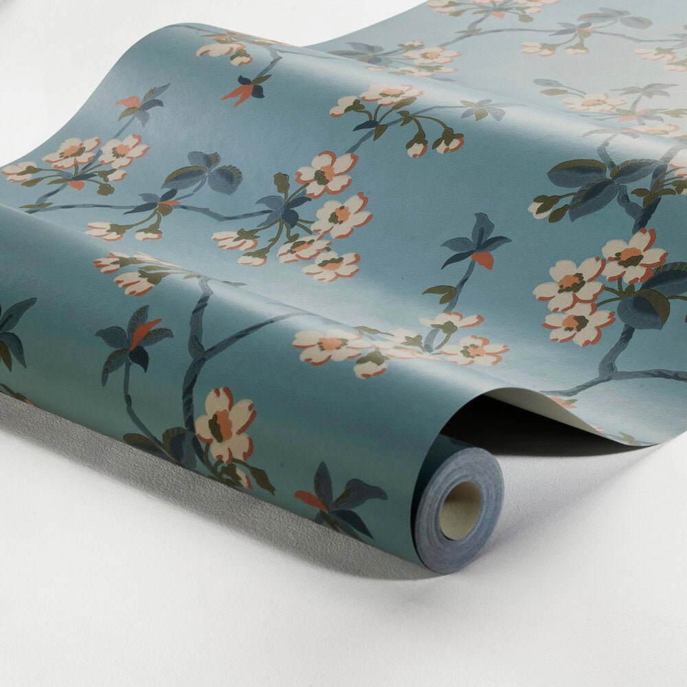 Tradgardsstaden Wallpaper - Blue - Boråstapeter - 4175 - Premier Wallcovering