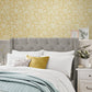 Trailing Laurissa Pale Wallpaper - Ochre Yellow - Laura Ashley - 121072 - Premier Wallcovering