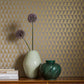 Trapez Wallpaper - Gold / Grey - Boråstapeter - 1992 - Premier Wallcovering