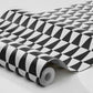 Trapez Wallpaper - Black - Boråstapeter - 4736 - Premier Wallcovering