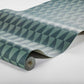Trapez Wallpaper - Teal - Boråstapeter - 1995 - Premier Wallcovering