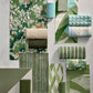 Tree Tops Wallpaper - Forest/Clay/Evergreen - HRTW113120 - Harlequin - Premier Wallcovering