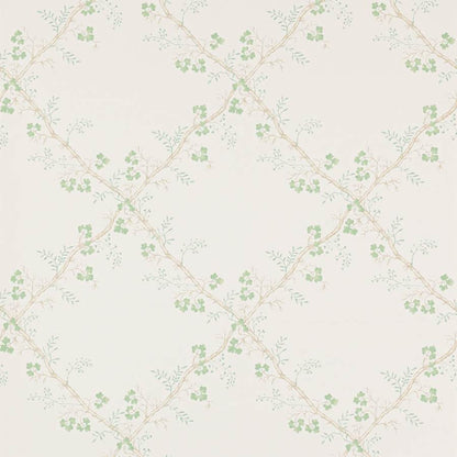 Trefoil Trellis Wallpaper - Celadon - Colefax & Fowler - W7008 - 01 - Premier Wallcovering