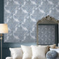Tregaron Wallpaper - Midnight Blue - Laura Ashley - 120132 - Premier Wallcovering