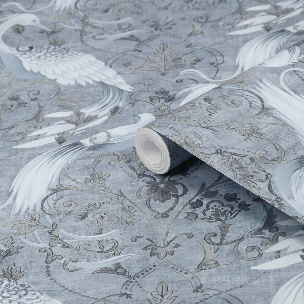 Tregaron Wallpaper - Midnight Blue - Laura Ashley - 120132 - Premier Wallcovering