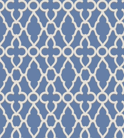 Treillage Wallpaper - White on Hyacinth - 116/6021 - Cole & Son - Premier Wallcovering