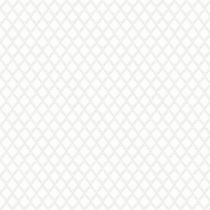 Trellis Leaves Wallpaper - Ivory - Boråstapeter - 7670 - Premier Wallcovering