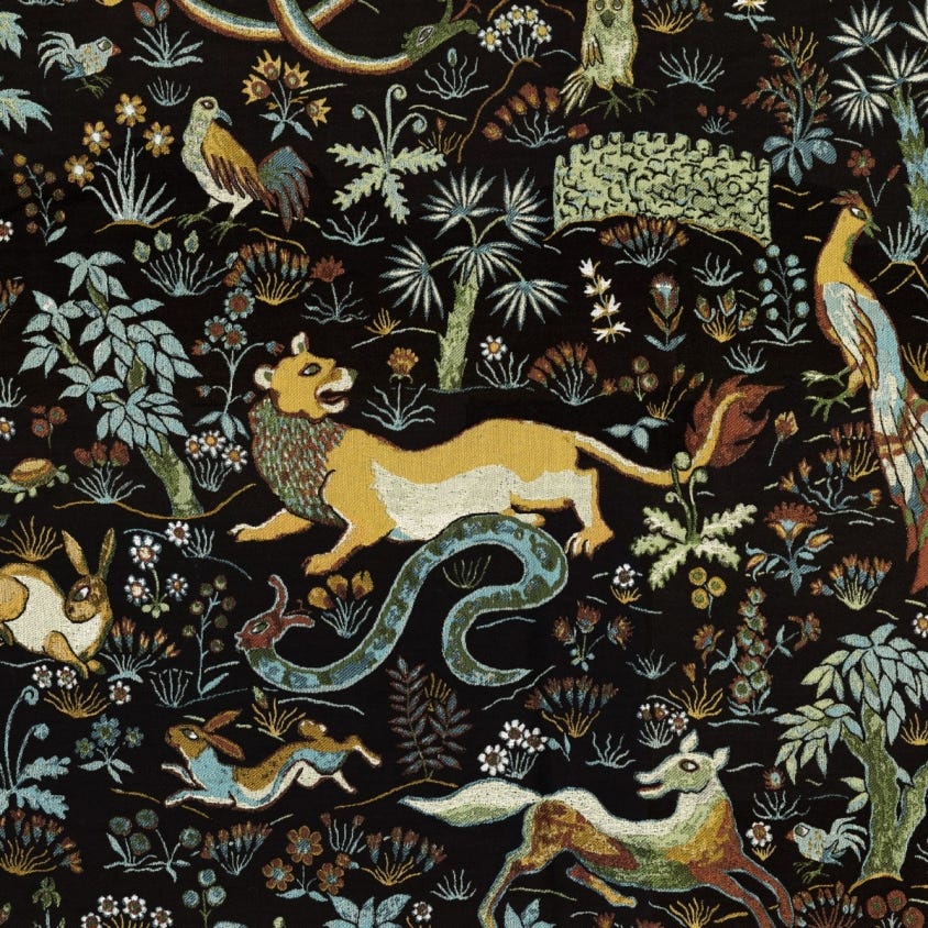 Trematonia Wallpaper - Onyx - House of Hackney - 1-WA-TRE-DI-ONX-XXX