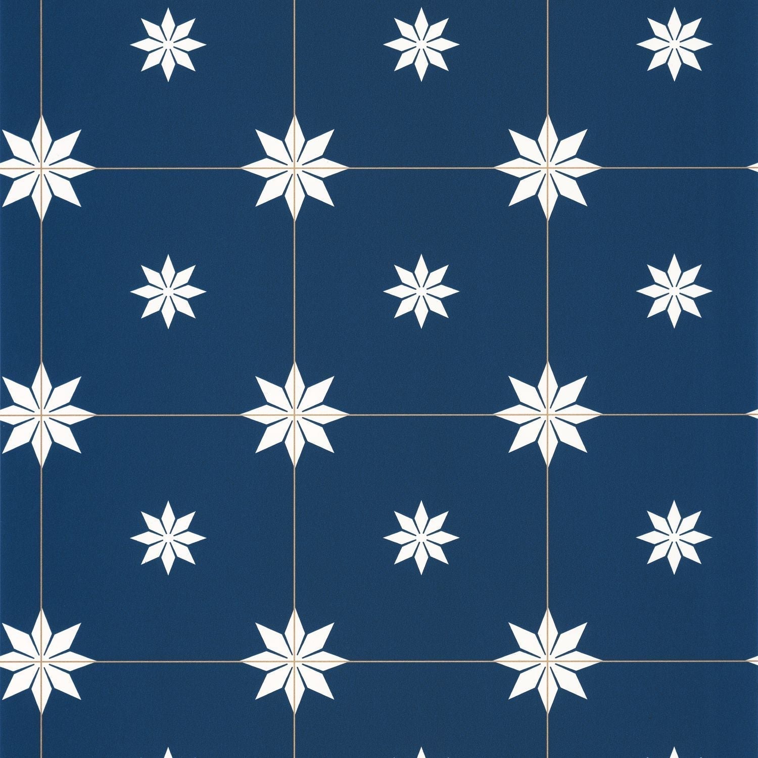 Trendy Tiles Wallpaper - Midnight Blue - Caselio - 102716202