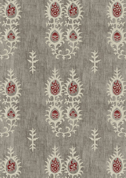 Tribal Wallpaper - Kudu Grey - Lewis & Wood - Premier Wallcovering