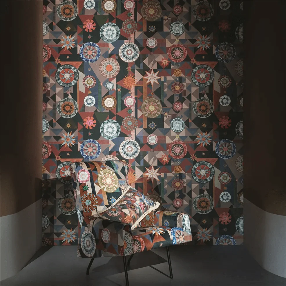 Trinquetaille Wallpaper - Terre Cuite - Christian Lacroix - PCL7055/01 - Premier Wallcovering