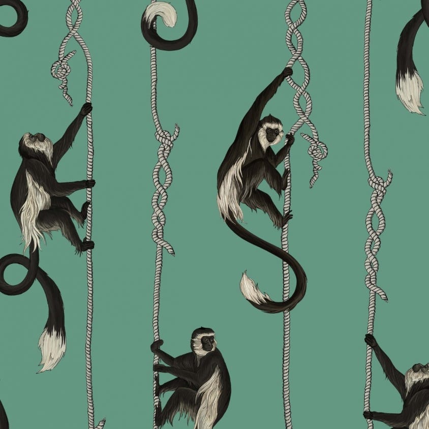 Troop Wallpaper - Parakeet-Green - House of Hackney - 1-WA-TRO-DI-GRN-XXX