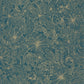 Tropical Sun Wallpaper - Teal Blue - Caselio - 102686123