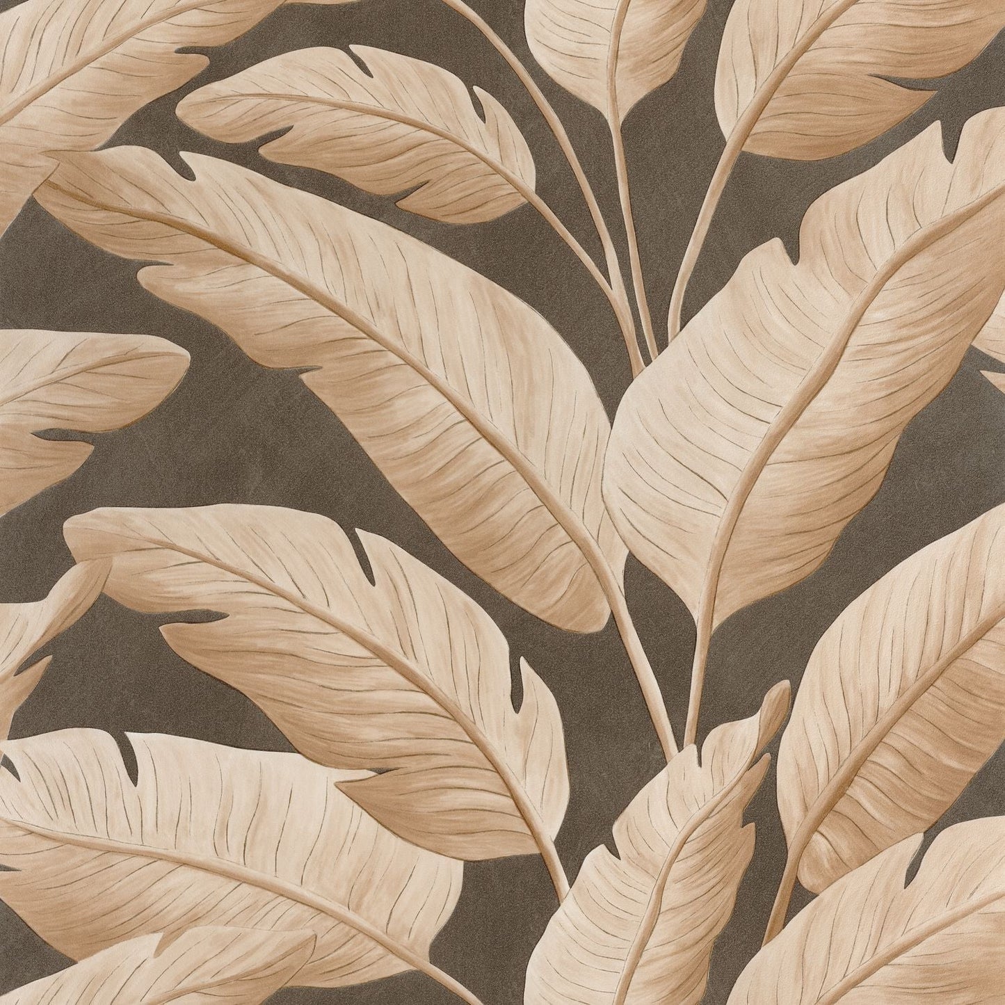 Tropicalia Wallpaper - Noir Sepia - Caselio - 106549097