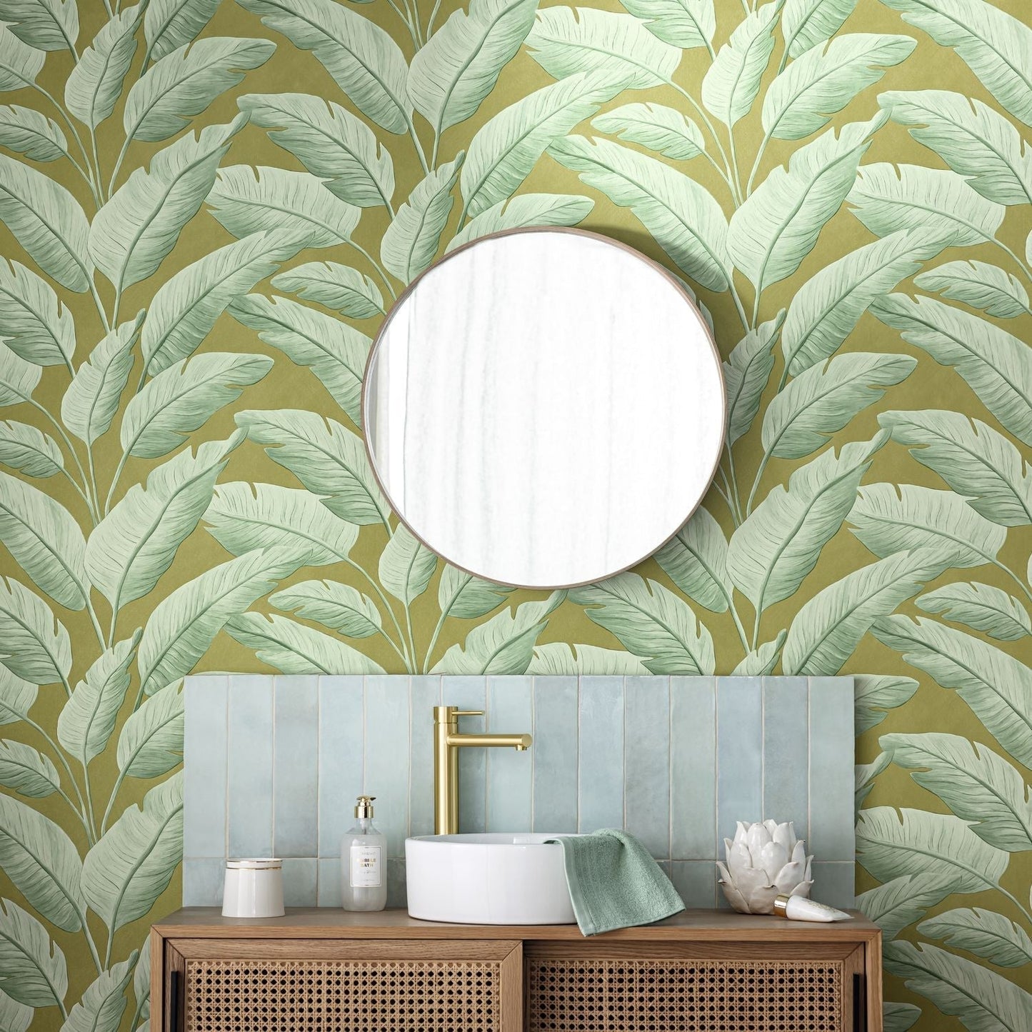 Tropicalia Wallpaper - Kaki - Caselio - 106547122