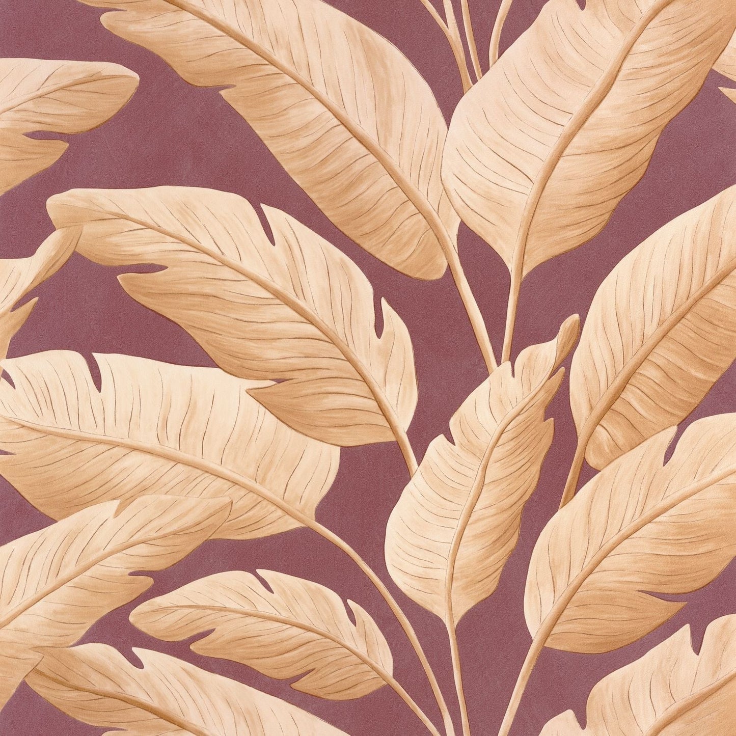Tropicalia Wallpaper - Prune - Caselio - 106545056