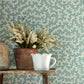 Truffle Wallpaper - Blue Clay - DABW217241 - Sanderson