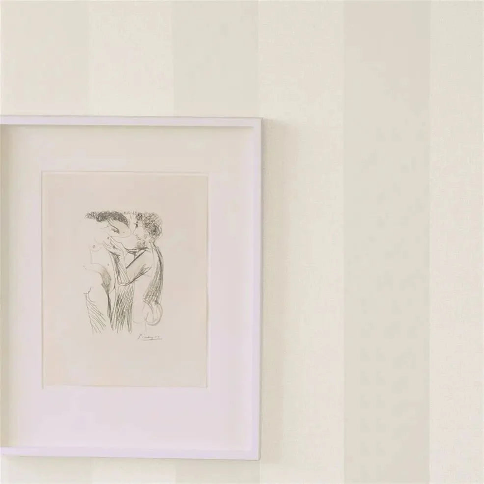 Tsuga Stripe Wallpaper - Travertine - P516/07 - Designers Guild