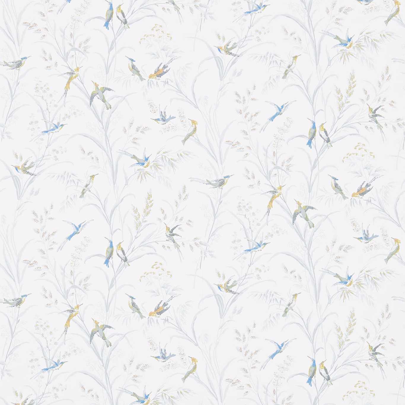 Tuileries Wallpaper - Silver/Multi - Sanderson - DFAB214083