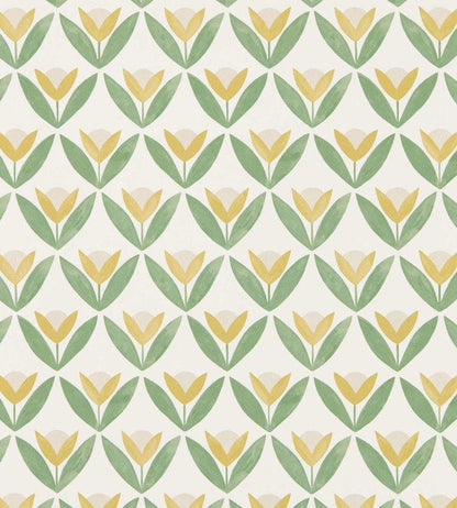 Tulip Trellis Wallpaper - Honey - Scion - NSCW113256