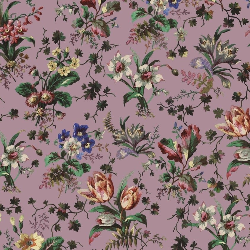 Tulipa Wallpaper - Tourmaline - House of Hackney - 1-WA-TUL-DI-TOU-XXX