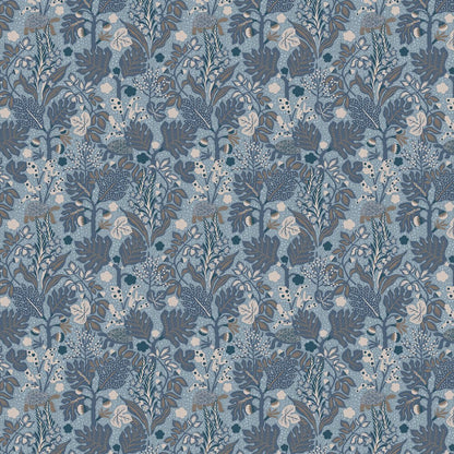 Turgras Wallpaper - Slate Blue - Boråstapeter - 2091 - Premier Wallcovering