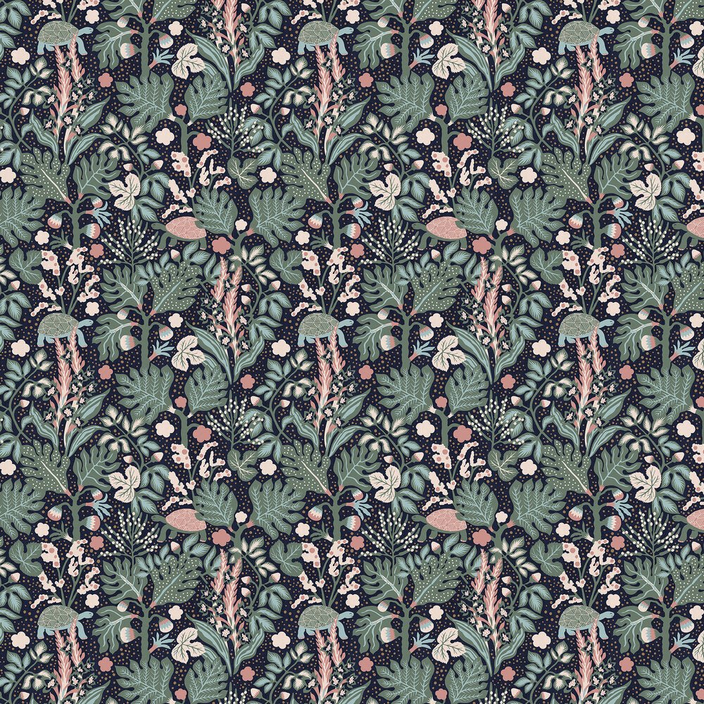 Turgras Wallpaper - Midnight - Boråstapeter - 2090 - Premier Wallcovering