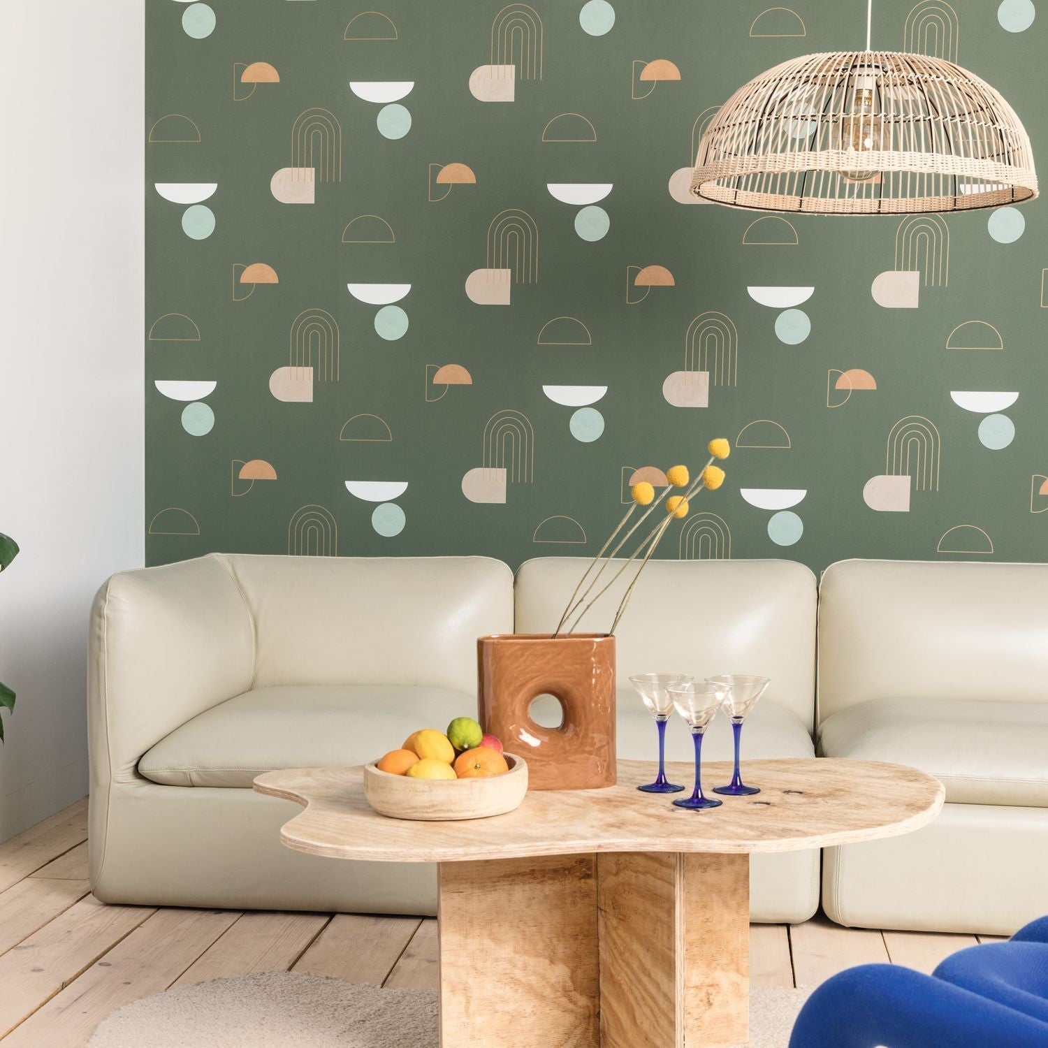 Turn Around Wallpaper - Kaki - Caselio - 102917026