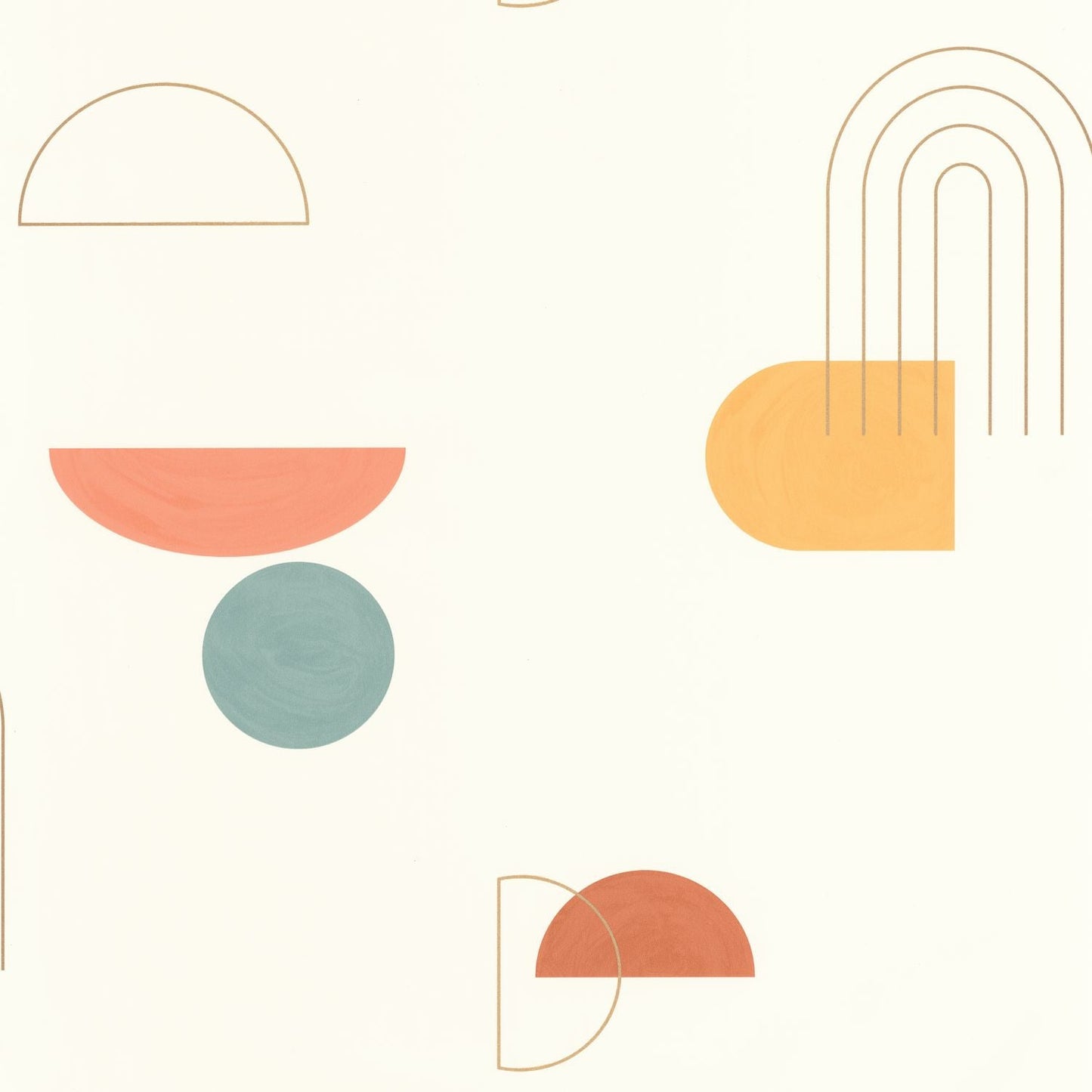 Turn Around Wallpaper - Multicouleurs - Caselio - 102914623