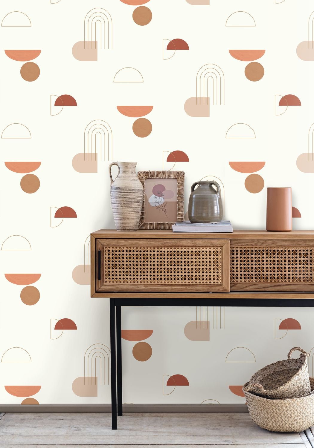 Turn Around Wallpaper - Terracotta - Caselio - 102914021