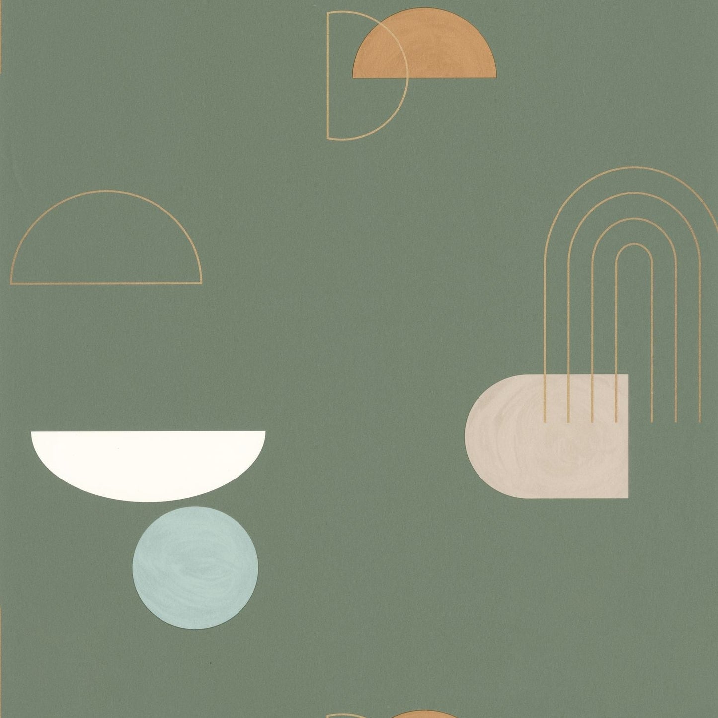 Turn Around Wallpaper - Kaki - Caselio - 102917026