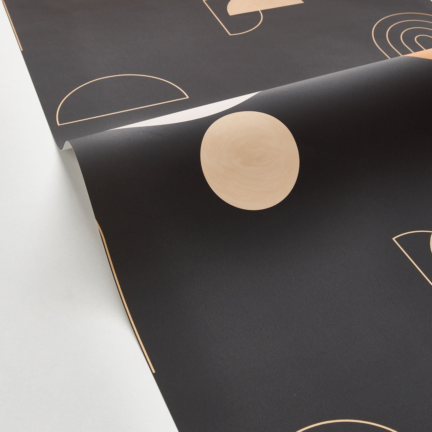 Turn Around Wallpaper - Noir Beige - Caselio - 102919120