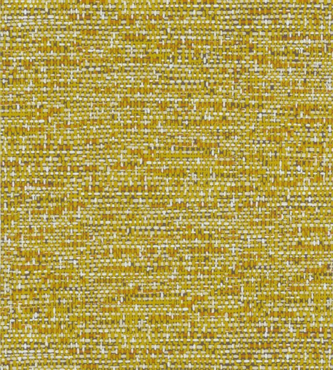 Tweed Wallpaper - Chartreuse & Burnt Orange on Soot - 92/4018 - Cole & Son - Premier Wallcovering