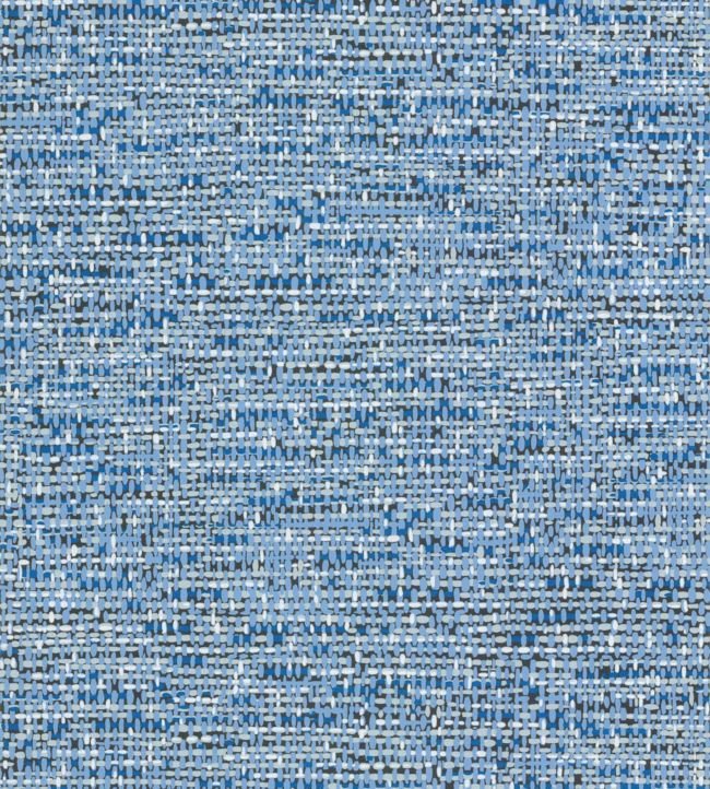 Tweed Wallpaper - Hyacinth Blue & White on Charcoal - 92/4019 - Cole & Son - Premier Wallcovering
