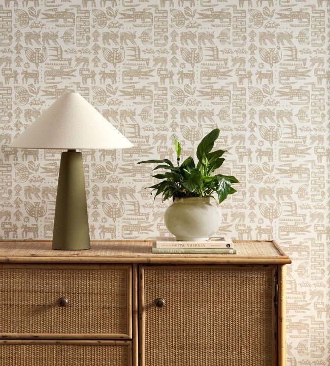 Twycross Wallpaper - Linen - Scion - NSCW113290