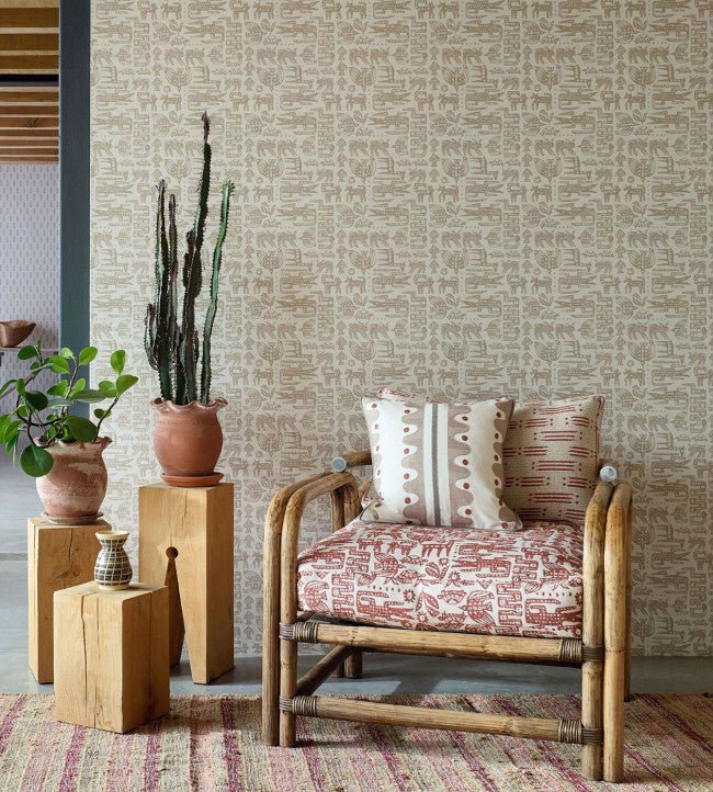 Twycross Wallpaper - Linen - Scion - NSCW113290
