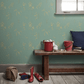 Ulricehamn Wallpaper - Turquoise - Boråstapeter - 4547 - Premier Wallcovering