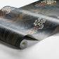 Umbrella Leaves Wallpaper - Indigo - Boråstapeter - 3118 - Premier Wallcovering