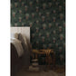 Umbrella Leaves Wallpaper - Deep Green - Boråstapeter - 3119 - Premier Wallcovering
