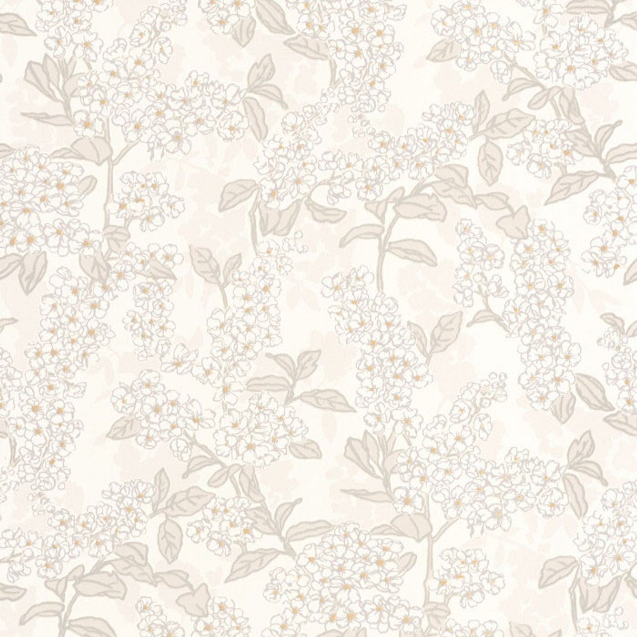 Ume Kyoto Wallpaper - Blanc Coton - Casadeco - 88730119 - Premier Wallcovering