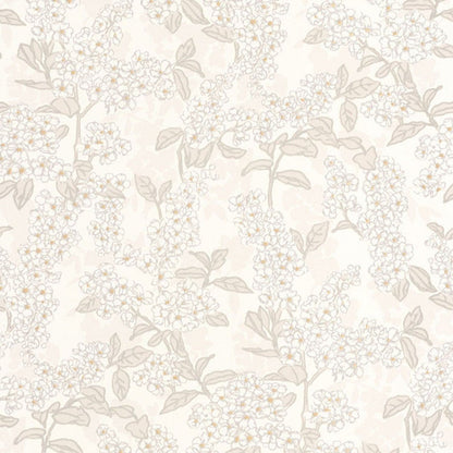 Ume Kyoto Wallpaper - Blanc Coton - Casadeco - 88730119 - Premier Wallcovering