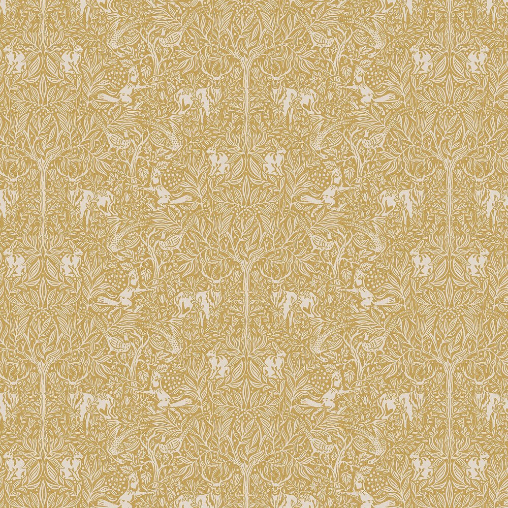 Under the Elder Tree Wallpaper - Ochre - Boråstapeter - 2048 - Premier Wallcovering